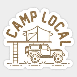 Camp Local Sticker